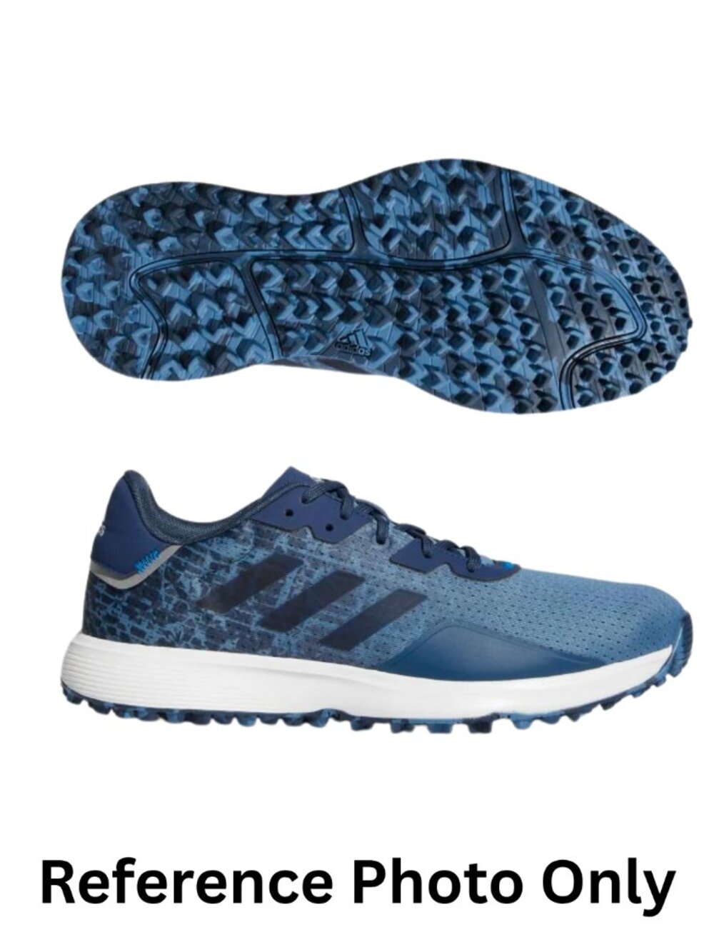 Adidas S2G Spikeless Golf Shoes - Blue/Crew Navy/Ftwr White - Sz 13 Pre-Loved